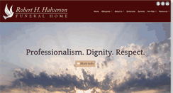 Desktop Screenshot of halversonfuneralhome.com